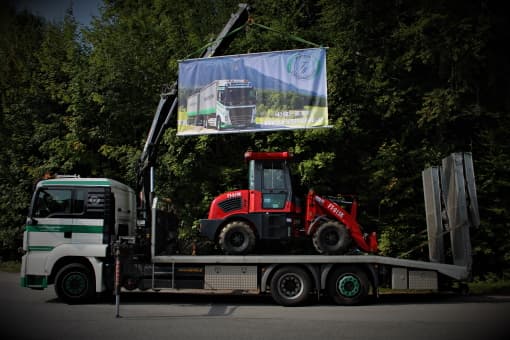 Transporte Webersdorfer Ladekran-Transport